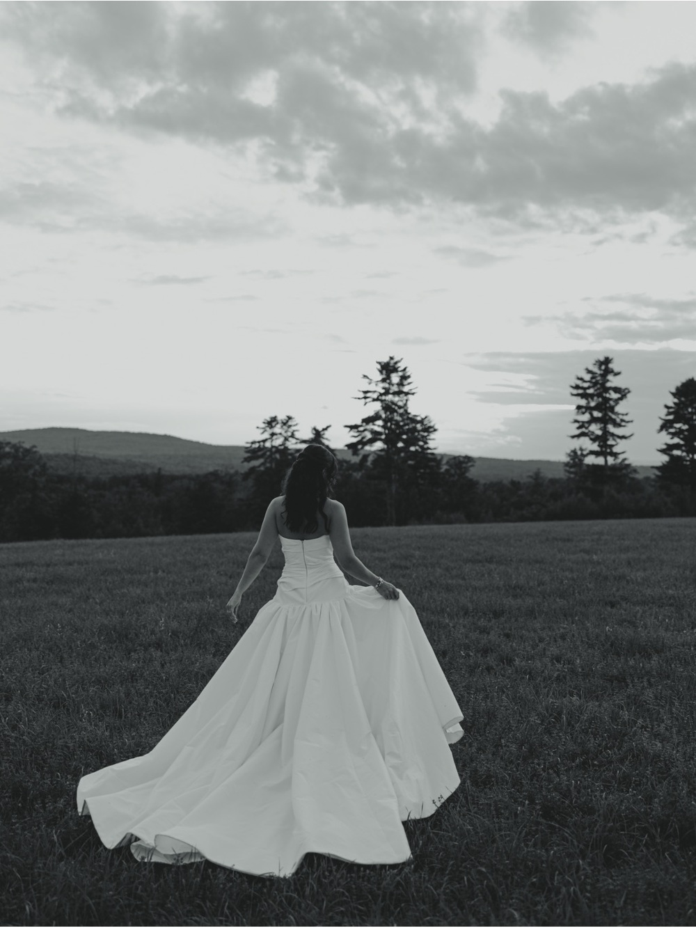 Watters Parvati Drop Waist Gown - Picture 9 of 11